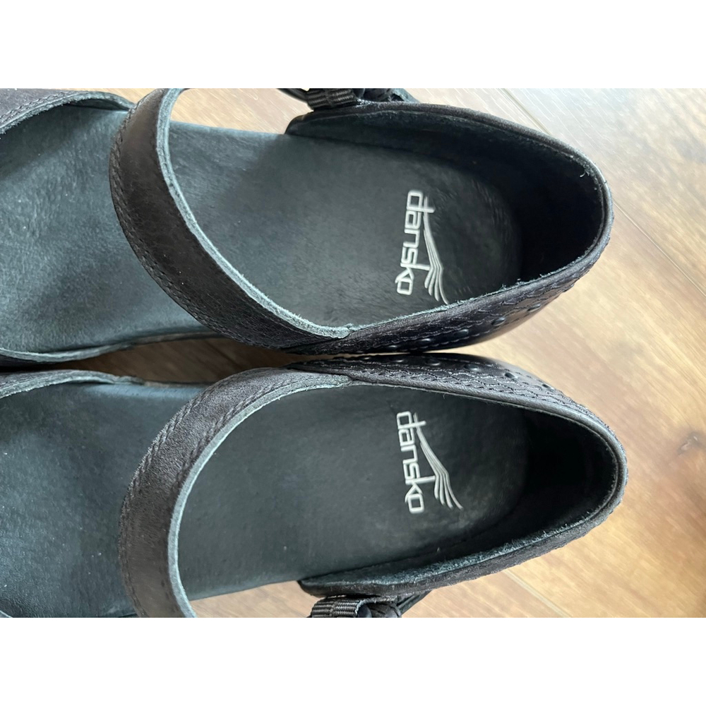 Dansko Makenna leather Mary Jane heeled clog size 39 - Picture 6 of 13